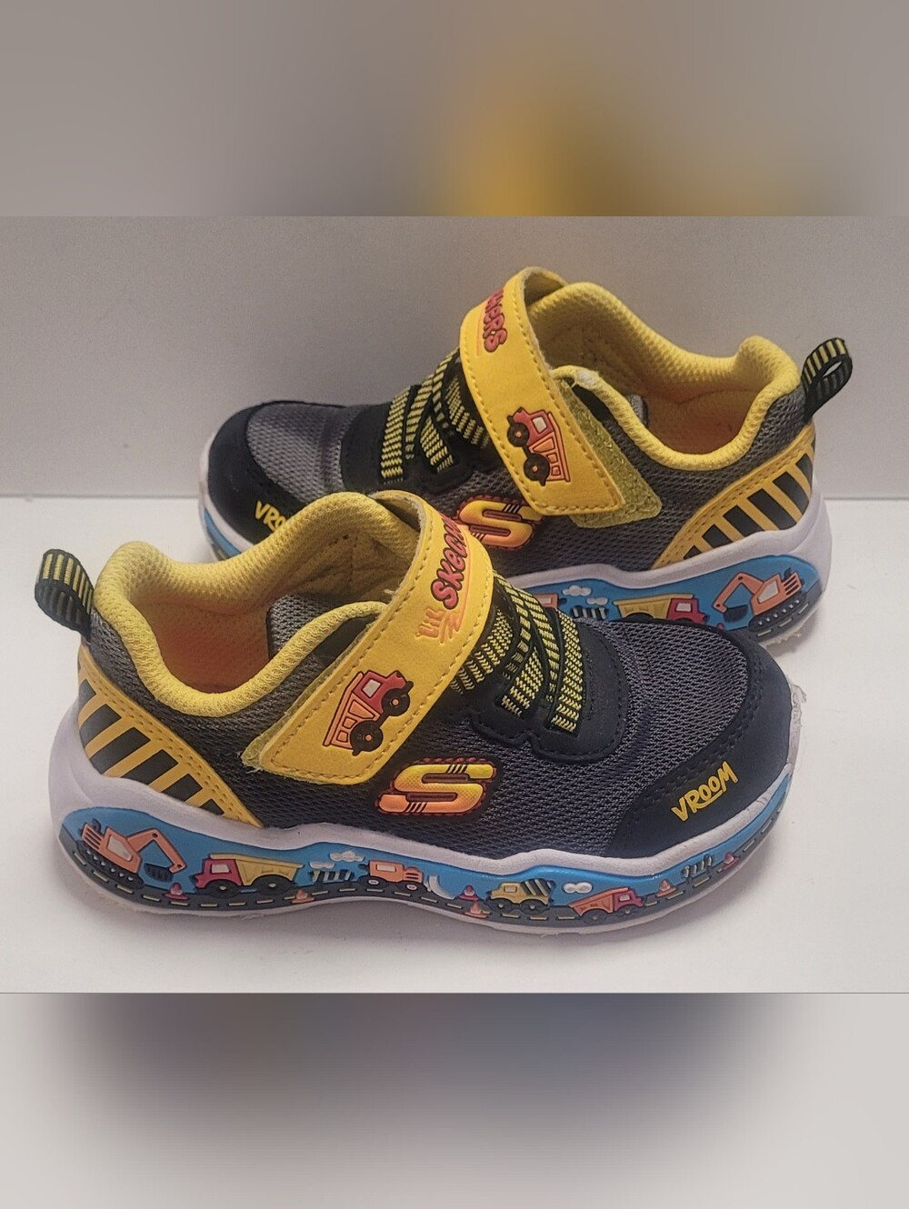 Skechers Kids' Yellow & Gray Construction Sneakers